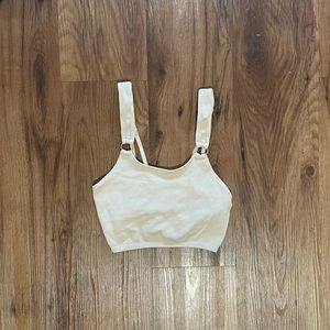 Aerie Beige Seamless Ring Longline Bralette in US size XS